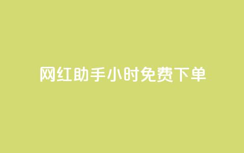 网红助手24小时免费下单 - 玩酷网络自助下单  第1张 网红助手24小时免费下单 - 玩酷网络自助下单  第1张