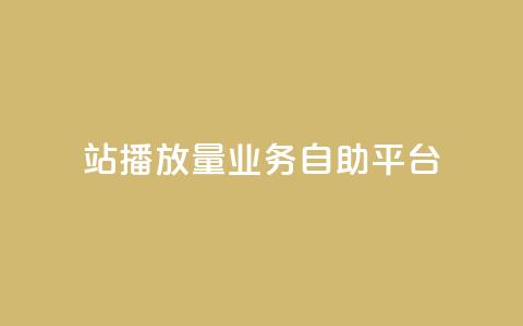 b站播放量业务自助平台 - 重写标题：提升B站播放量的业务自助平台，轻松实现播放量增长~  第1张