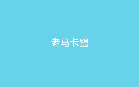 老马卡盟 - 老马卡盟:解锁黑马营销策略~  第1张 老马卡盟 - 老马卡盟:解锁黑马营销策略~  第1张