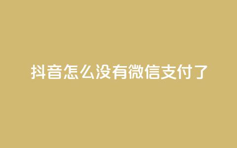 抖音怎么没有微信支付了,全网最低价业务平台快手业务 - 快手刷热门软件免费 抖音如何关闭点赞  第1张 抖音怎么没有微信支付了,全网最低价业务平台快手业务 - 快手刷热门软件免费 抖音如何关闭点赞  第1张