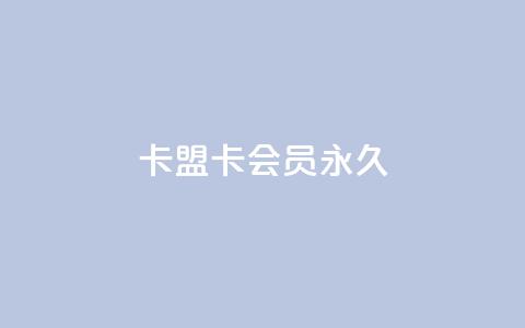 卡盟卡qq会员永久 - 永久使用卡盟卡QQ会员，尽情享受精彩特权！~  第1张