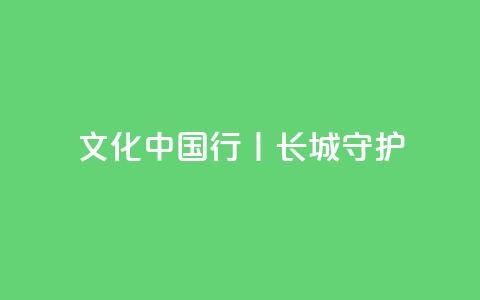 文化中国行丨长城·守护  第1张 文化中国行丨长城·守护  第1张