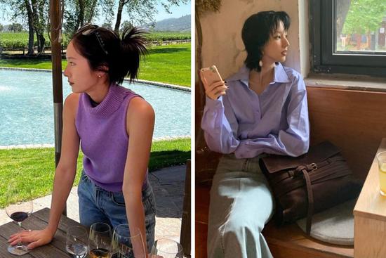 预备！穿上“巴黎紫”的人时髦度遥遥领先  第36张