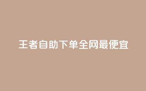 王者自助下单全网最便宜,抖音有效粉怎么增加 - 拼多多新用户助力网站免费 拼多多怎么查看为谁助力  第1张