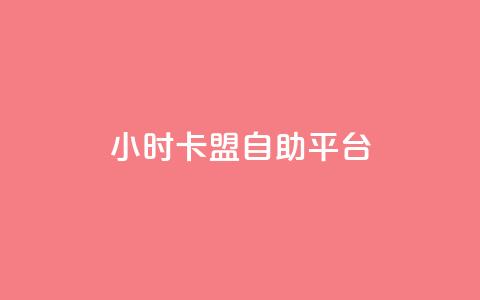 24小时卡盟自助平台 - 24小时自助卡盟平台规划指南!  第1张 24小时卡盟自助平台 - 24小时自助卡盟平台规划指南!  第1张