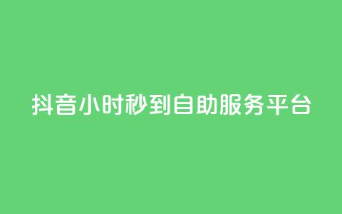 抖音24小时秒到自助服务平台,抖音业务下单秒到账 - 24自助下单服务平台便宜 快手自助平台在线下单正规  第1张 抖音24小时秒到自助服务平台,抖音业务下单秒到账 - 24自助下单服务平台便宜 快手自助平台在线下单正规  第1张
