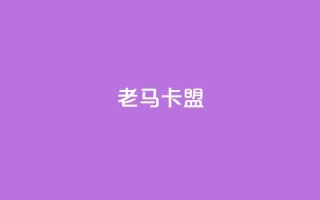 老马卡盟 - 老马卡盟:提升网站SEO效果的有效工具。