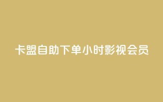 卡盟自助下单24小时影视会员 - 24小时自助下单,卡盟影视会员服务!
