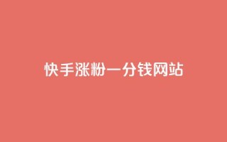 快手涨粉一分钱网站,快手24小时在线下单平台免费 - 有赞商城 - 快手一元100攒链接