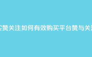 ks买赞关注(如何有效购买KS平台赞与关注?)