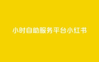 24小时自助服务平台小红书 - 小红书24小时自助服务平台,实用又便捷~