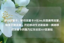 移动流量卡,移动流量卡19元360g全国通用流量,畅享无限流量,开启移动生活新篇章—揭秘移动流量卡的魅力亿乐社区SUP货源站
