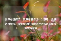 货源站超低价,货源站超低价什么意思,货源站超低价,探索高效进货新途径亿乐社区低价自营货源站