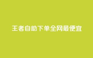 王者自助下单全网最便宜,ks业务一万粉丝 - qq在哪里可以充赞 - ks业务专区