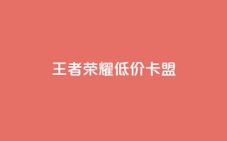 王者荣耀低价卡盟 - 获取王者荣耀优惠卡盟,尽享超值折扣!
