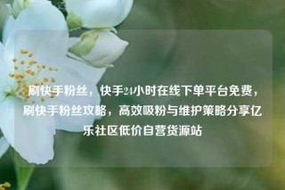 刷快手粉丝,快手24小时在线下单平台免费,刷快手粉丝攻略,高效吸粉与维护策略分享亿乐社区低价自营货源站