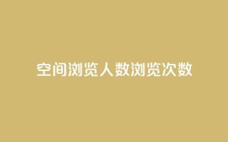 QQ空间浏览人数1浏览次数2 - QQ空间访问数据:浏览人数1次数2~