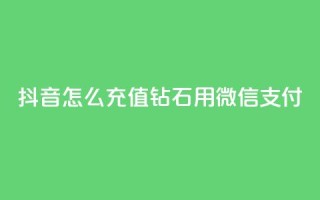 抖音怎么充值钻石用微信支付 - 如何通过微信支付在抖音充值钻石!