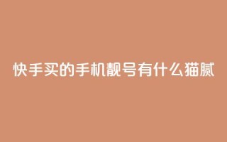 快手买的手机靓号有什么猫腻 - 快手购买手机靓号的隐藏秘密与注意事项!