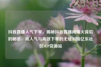 抖音直播人气下单,揭秘抖音直播间爆火背后的秘密,高人气与高效下单的无缝衔接亿乐社区SUP货源站