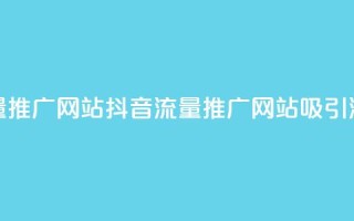 抖音流量推广网站(抖音流量推广网站：吸引流量利器)