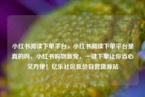 小红书阅读下单平台,小红书阅读下单平台是真的吗,小红书购物新宠,一键下单让你省心又方便!亿乐社区低价自营货源站