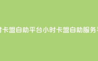 24小时卡盟自助平台(24小时卡盟自助服务平台)