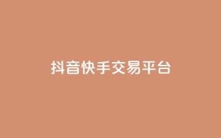抖音快手交易平台 - 全新抖音快手交易平台揭秘与使用指南!
