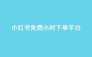 小红书免费24小时下单平台 - 小红书24小时免费在线下单,全新购物平台!~