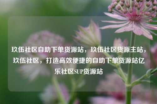 玖伍社区自助下单货源站，玖伍社区货源主站	，玖伍社区，打造高效便捷的自助下单货源站亿乐社区SUP货源站  第1张